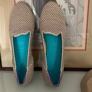 Rothy’s multi metallic loafers flats like new 10